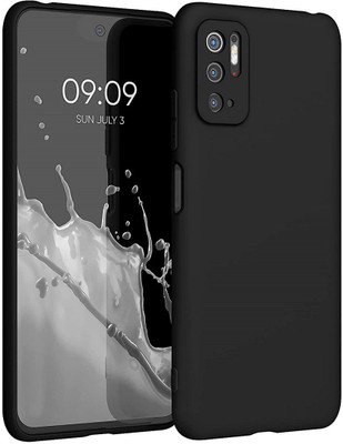 MAHTO Back Cover for Redmi Note 10T 5G, Poco M3 Pro 5G Camera protection(Black, Grip Case, Silicon, Pack of: 1)