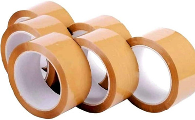 Vishal Enterprises Single side Handheld Tape (Manual)(Set of 6, Brown)
