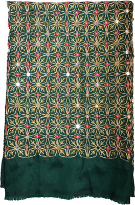 Shantuba Textile Silk Blend Embroidered Blouse Material