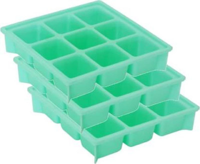 futurist world Pack of 3 Multicolor Plastic Ice Cube Tray(Pack of3)