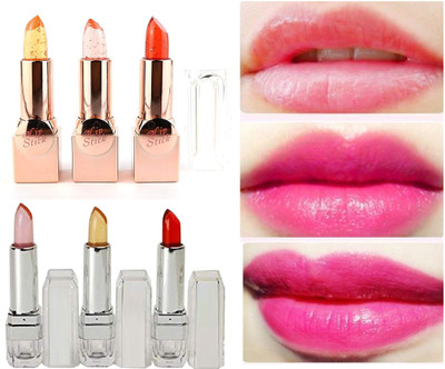 GFSU Magic Color Change Lipstick Combo (multicolor, 21.6g) Pack Of 6(Multi Color, 21.6 g)