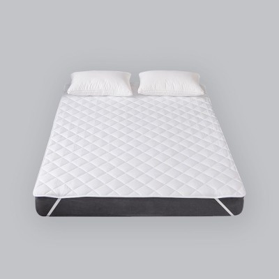 CRAZY WORLD Elastic Strap King Size Waterproof Mattress Cover(White)