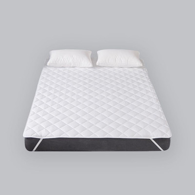 CHICERY Elastic Strap King Size Stretchable, Waterproof Mattress Cover(White)