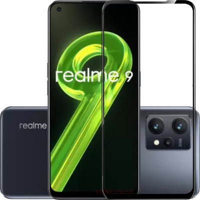 BRENZZ Edge To Edge Tempered Glass for Realme 9 4G(Pack of 1)