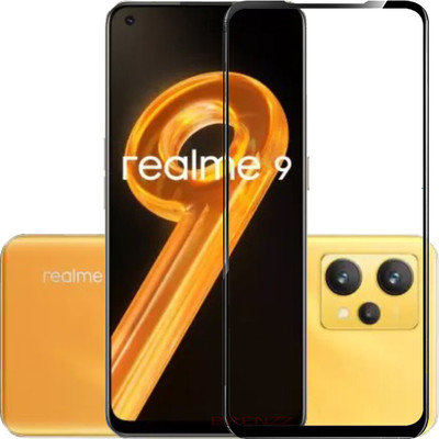 BRENZZ Edge To Edge Tempered Glass for Realme 9 4G(Pack of 1)
