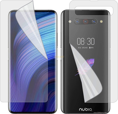 MOBART Front and Back Screen Guard for NUBIA Z20 (Edge To Edge TPU Full Coverage)(Pack of 2)