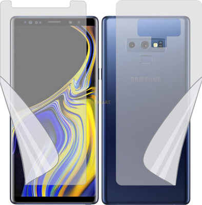 MOBART Front and Back Screen Guard for SAMSUNG GALAXY NOTE 9 (Edge To Edge TPU Full Coverage)(Pack of 2)