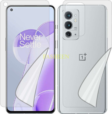 Fasheen Front and Back Screen Guard for ONEPLUS 9RT 5G (Edge To Edge TPU Full Coverage)(Pack of 2)