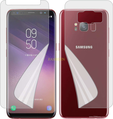 Fasheen Front and Back Screen Guard for SAMSUNG GALAXY S8 (Edge To Edge TPU Full Coverage)(Pack of 2)