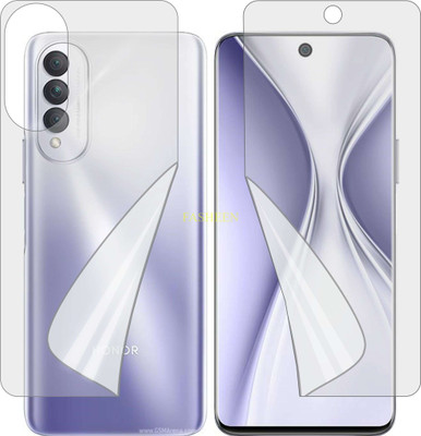Fasheen Front and Back Screen Guard for HUAWEI HONOR X20 SE (Edge To Edge TPU Full Coverage)(Pack of 2)