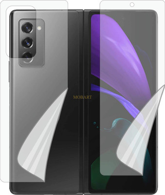 MOBART Front and Back Screen Guard for SAMSUNG Z FOLD 2 5G (Edge To Edge TPU Full Coverage)(Pack of 2)