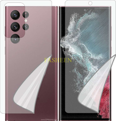 Fasheen Front and Back Screen Guard for Samsung Galaxy S22 Ultra (Edge To Edge TPU Full Coverage)(Pack of 2)