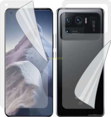 Fasheen Front and Back Screen Guard for XIAOMI MI 11 ULTRA (Edge To Edge TPU Full Coverage)(Pack of 2)