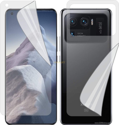 MOBART Front and Back Screen Guard for XIAOMI MI 11 ULTRA (Edge To Edge TPU Full Coverage)(Pack of 2)