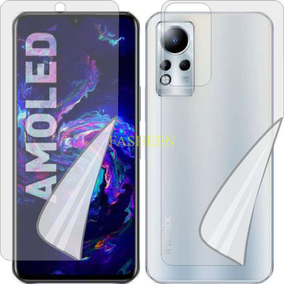Fasheen Front and Back Screen Guard for INFINIX X663 (Edge To Edge TPU Full Coverage)(Pack of 2)