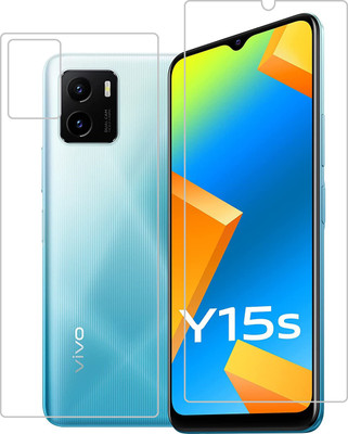 CASEKOO Front and Back Screen Guard for vivo Y15s(Pack of 2)