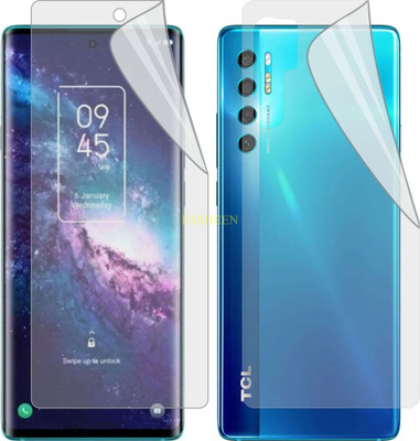 Fasheen Front and Back Screen Guard for TCL 20 PRO 5G (Edge To Edge TPU Full Coverage)(Pack of 2)