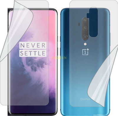 Fasheen Front and Back Screen Guard for ONEPLUS 7T PRO (Edge To Edge TPU Full Coverage)(Pack of 2)