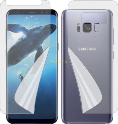 Fasheen Front and Back Screen Guard for SAMSUNG GALAXY S8 PLUS (Edge To Edge TPU Full Coverage)(Pack of 2)
