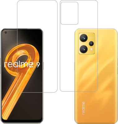 Ten To 11 Front and Back Tempered Glass for Realme 9(Pack of 2)