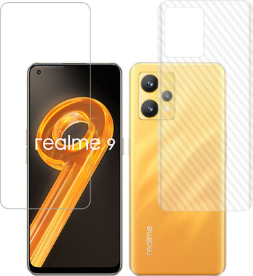 Vatsin Front and Back Tempered Glass for Realme 9(Pack of 2)