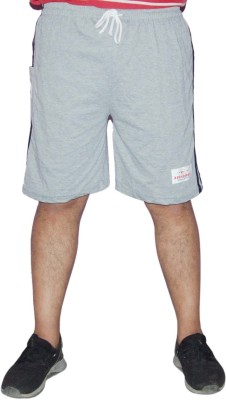 Take N Shine Solid Men Grey Regular Shorts