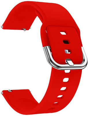 AOnes Silicone Belt Watch Strap with Metal Buckle for Hammer Conquer Smart Watch Strap(Red)