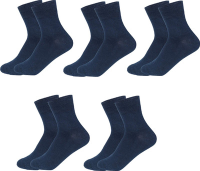 Fany Unisex Solid Ankle Length(Pack of 5)