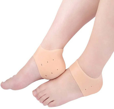 Garg Traders Anti Crack Silicon Gel Heel And Foot Protector Moisturising Socks for Foot Care Heel Support