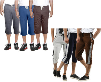 Indistar Solid Men Three Fourths