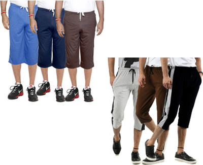 Indistar Solid Men Three Fourths