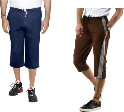 IndiWeaves Solid Men Three Fourths