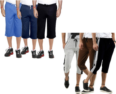 Indistar Solid Men Three Fourths