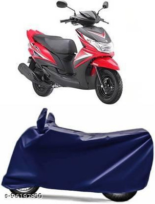 KEDIT Two Wheeler Cover for Yamaha(Ray Z BS6, Blue)