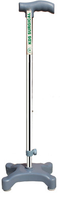 KDS SURGICAL Quadripod Chroome Walking Stick