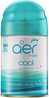 Godrej Aer Cool Surf Blue Car Freshener Automatic Spray, Refill Cool Surf Blue Refill(225 ml)