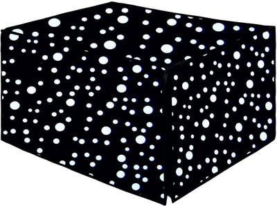 Lala Maneet Microwave Oven  Cover(Width: 54.61 cm, Black Dot)