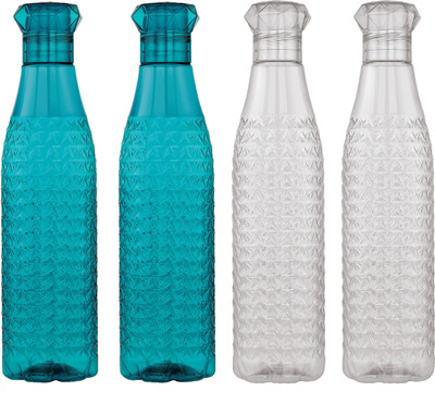 Randal 1000 ml PET Bottle(Pack of 4, Multicolor)