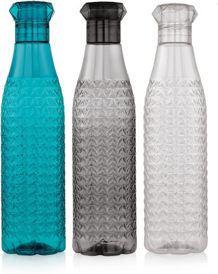 AVAIKSA 1000 ml PET Bottle(Pack of 3, Multicolor)