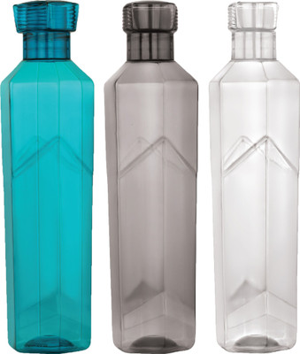 AVAIKSA 1000 ml PET Bottle(Pack of 3, Multicolor)
