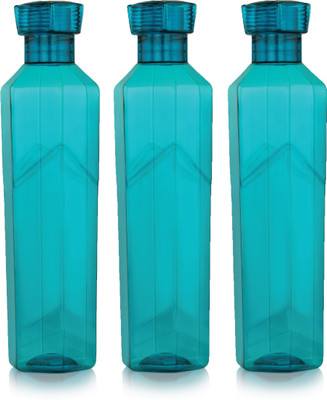 AVAIKSA 1000 ml PET Bottle(Pack of 3, Blue)