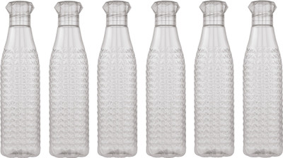 Randal 1000 ml PET Bottle(Pack of 6, White)