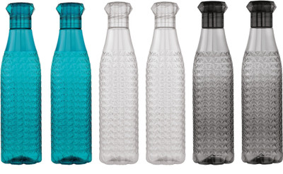 Randal 1000 ml PET Bottle(Pack of 6, Multicolor)