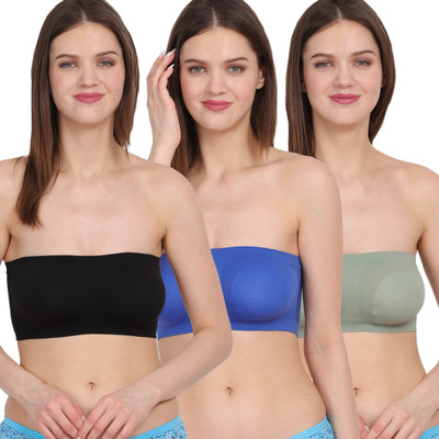 AMOUR SECRET Women Bandeau/Tube Non Padded Bra(Multicolor)