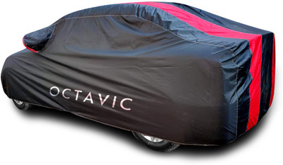 THE REAL ARV Car Cover For Hyundai i10 (With Mirror Pockets)(Black, Red)