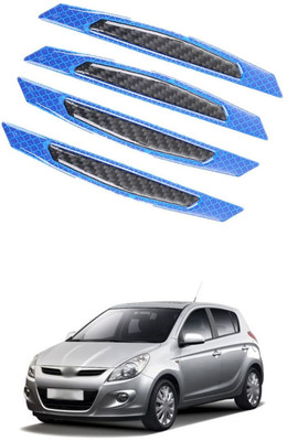 PRTEK Plastic Car Door Guard(Blue, Pack of 4, Hyundai, i20)