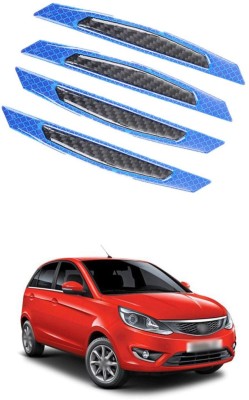 PRTEK Plastic Car Door Guard(Blue, Pack of 4, Tata, Bolt)