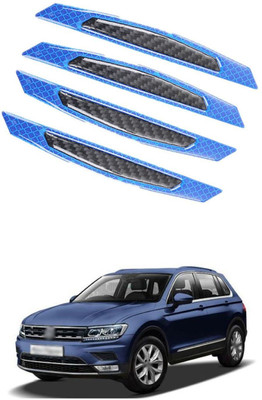 PRTEK Plastic Car Door Guard(Blue, Pack of 4, Volkswagen, Universal For Car)