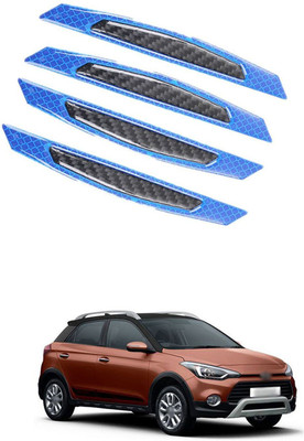 PRTEK Plastic Car Door Guard(Blue, Pack of 4, Hyundai, i20)