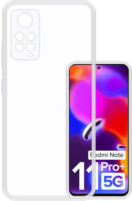 ASMANTIC Back Cover for Mi Redmi Note 11 Pro Plus(Transparent, Silicon, Pack of: 1)